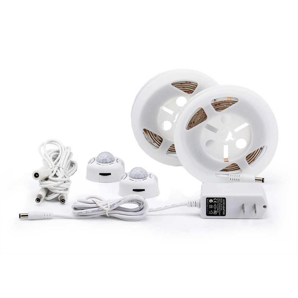 Dual Side Human Sensor Smart Bed and Cabinet Night Light DC12V 2835SMD Dual Side Human Sensor Smart Bed and Cabinet Night Light DC12V 2835SMD